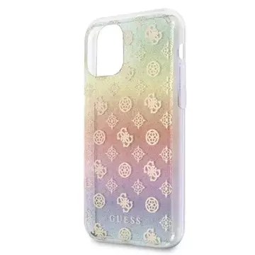 Guess GUHCN58PEOML iPhone 11 Pro mehrfarbige Hartschale Iridescent 4G Peony