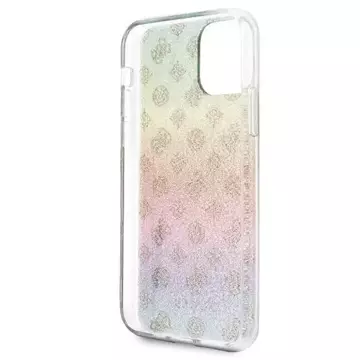 Guess GUHCN58PEOML iPhone 11 Pro mehrfarbige Hartschale Iridescent 4G Peony