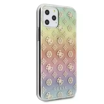 Guess GUHCN58PEOML iPhone 11 Pro mehrfarbige Hartschale Iridescent 4G Peony