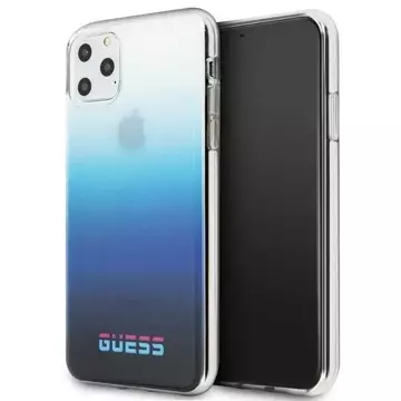 Guess GUHCN65DGCNA iPhone 11 Pro Max niebieski/gradient blue Hard Case California