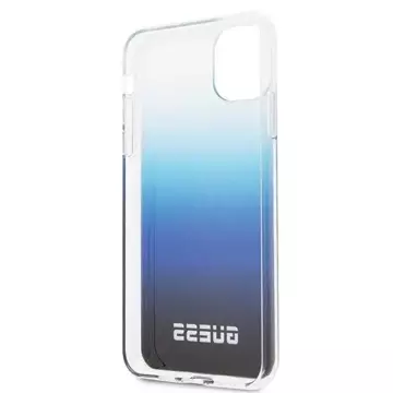 Guess GUHCN65DGCNA iPhone 11 Pro Max niebieski/gradient blue Hard Case California