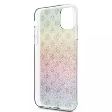 Guess GUHCN65PEOML iPhone 11 Pro Max Mehrfarbige Hartschale Iridescent 4G Peony