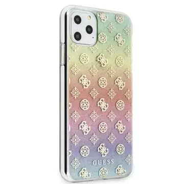 Guess GUHCN65PEOML iPhone 11 Pro Max Mehrfarbige Hartschale Iridescent 4G Peony