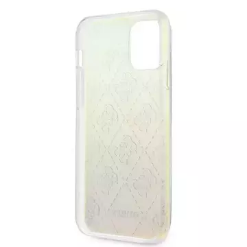 Guess GUHCP12M3D4GIRBL iPhone 12/12 Pro 6,1" opalowy/irisescent hardcase 4G 3D Pattern Collection