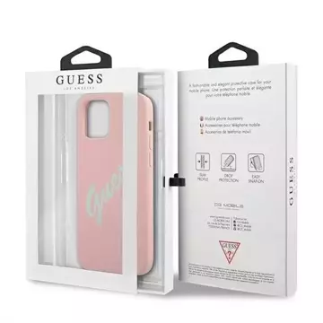 Guess GUHCP12MLSVSPG iPhone 12/12 Pro 6.1 "pink grün / grün pink Hardcase Silikon Vintage