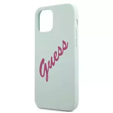 Guess GUHCP12SLSVSBF iPhone 12 mini 5,4" niebieski fuksja/blue fuschia hardcase Silicone Vintage