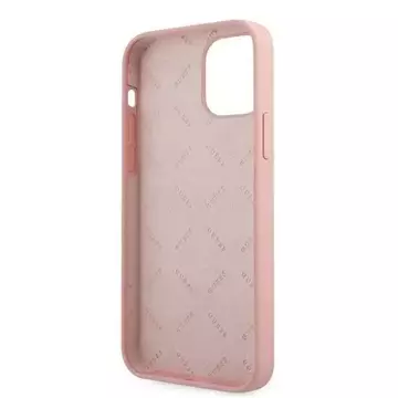 Guess GUHCP12SLSVSPI iPhone 12 mini 5,4 "pink / pink Hardcase Script Vintage