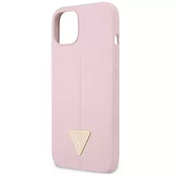 Guess GUHCP13SSLTGU iPhone 13 mini 5,4" fioletowy/lila Hardcase Silikondreieck