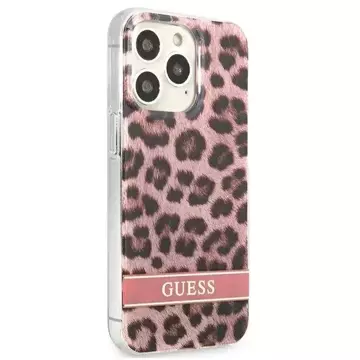 Guess GUHCP13XHSLEOP iPhone 13 Pro Max 6.7 "rosa / rosa Hardcase Leopard