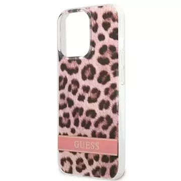 Guess GUHCP13XHSLEOP iPhone 13 Pro Max 6.7 "rosa / rosa Hardcase Leopard