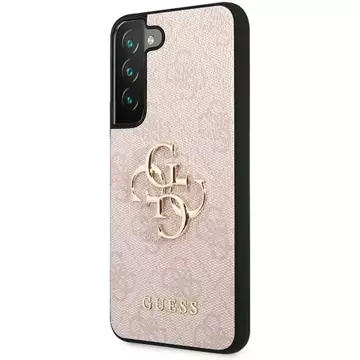 Guess GUHCS23S4GMGPI Hülle für Samsung Galaxy S23 S911 pink/pink Hardcase 4G Big Metal Logo