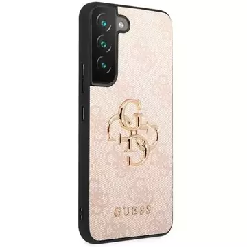 Guess GUHCS23S4GMGPI Hülle für Samsung Galaxy S23 S911 pink/pink Hardcase 4G Big Metal Logo