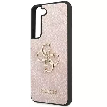 Guess GUHCS23S4GMGPI Hülle für Samsung Galaxy S23 S911 pink/pink Hardcase 4G Big Metal Logo