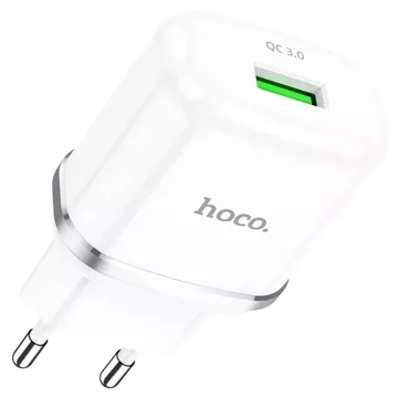 HOCO USB A QC3.0 3A 18W N3 Wandladegerät weiß