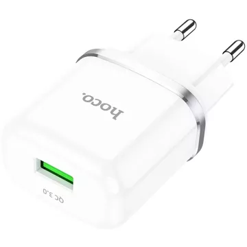 HOCO USB A QC3.0 3A 18W N3 Wandladegerät weiß