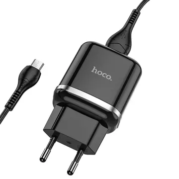 HOCO USB A Wandladekabel USB A auf Micro USB QC3.0 3A 18W N3 schwarz