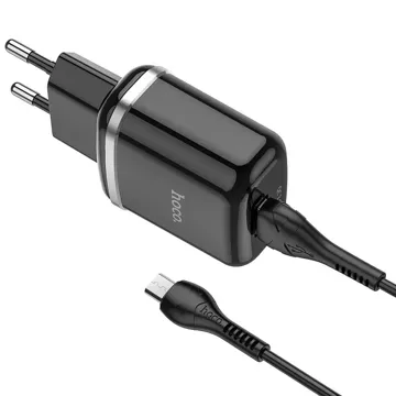 HOCO USB A Wandladekabel USB A auf Micro USB QC3.0 3A 18W N3 schwarz