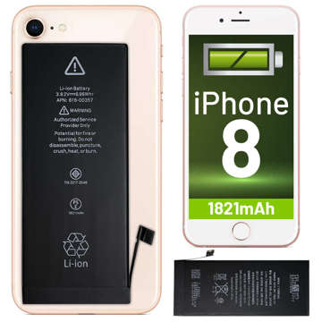 Handy-Ersatzakku für Apple iPhone 8 8G 1821mAh A1863 A1905