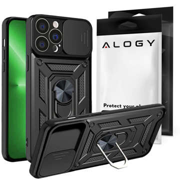 Handyhülle Alogy Camshield Stand Ring Case für Apple iPhone 13 Pro Max