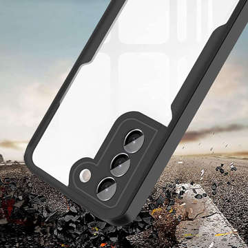 Handyhülle Armored 360 Case Alogy Armor für Samsung Galaxy S21 FE / 5G Schwarz