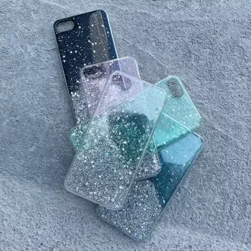 Handyhülle Star Glitter Case Cover für iPhone 13 Pro Max Glänzende Glitzerhülle