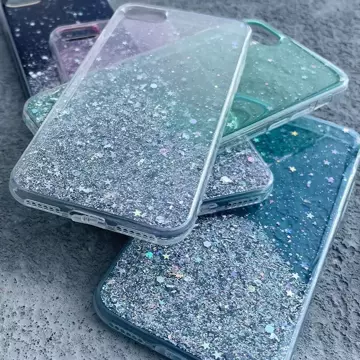 Handyhülle Star Glitter Case Cover für iPhone 13 Pro Max Glänzende Glitzerhülle