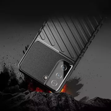 Handyhülle Thunder Case für Samsung Galaxy S23 Silikon Armor Case schwarz