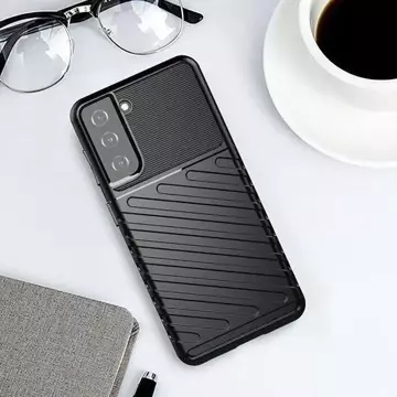 Handyhülle Thunder Case für Samsung Galaxy S23 Silikon Armor Case schwarz