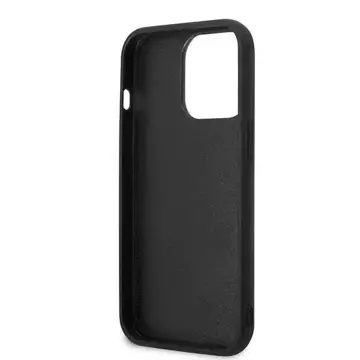 Handyschutzhülle Karl Lagerfeld KLHCP13L3DKPK für Apple iPhone 13 Pro / 13 6.1" schwarz/schwarz Hardcase Ikonik Patch