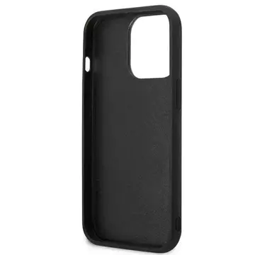 Handyschutzhülle Karl Lagerfeld KLHCP13L3DRKCK für Apple iPhone 13 Pro / 13 6.1" schwarz/schwarz Hardcase Karl