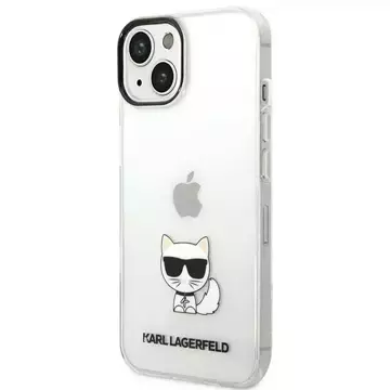 Handyschutzhülle Karl Lagerfeld KLHCP14MCTTR für Apple iPhone 14 Plus 6.7" Hardcase transparent/transparent Choupette Body