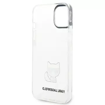 Handyschutzhülle Karl Lagerfeld KLHCP14MCTTR für Apple iPhone 14 Plus 6.7" Hardcase transparent/transparent Choupette Body