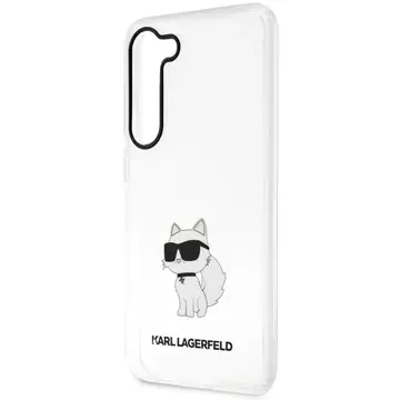 Handyschutzhülle Karl Lagerfeld KLHCS23MHNCHTCT für Samsung Galaxy S23 Plus S916 transparente Hardcase Ikonik Choupette