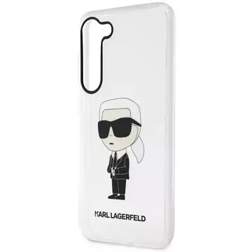 Handyschutzhülle Karl Lagerfeld KLHCS23MHNIKTCT für Samsung Galaxy S23 Plus S916 transparente Hardcase Ikonik Karl Lagerfeld