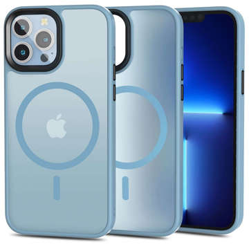 Handyschutzhülle MagMat Case for MagSafe für Apple iPhone 13 Pro Max Matte Sierra Blue Glass