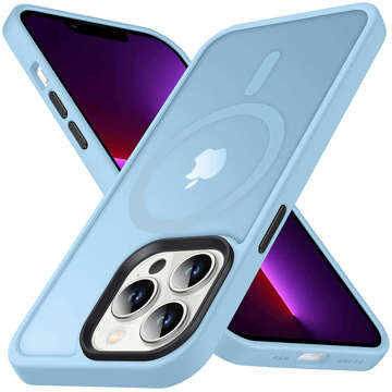 Handyschutzhülle MagMat Case for MagSafe für Apple iPhone 13 Pro Max Matte Sierra Blue Glass