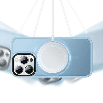 Handyschutzhülle MagMat Case for MagSafe für Apple iPhone 13 Pro Max Matte Sierra Blue Glass