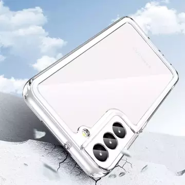 Handyschutzhülle Outer Space Case für Samsung Galaxy S23 Plus Hülle mit flexiblem Rahmen transparent