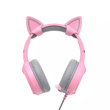 Havit GAMENOTE H2233d RGB Gaming-Headset (Rosa)