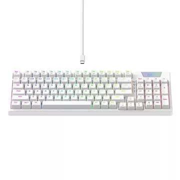 Havit KB885L RGB-Gaming-Tastatur (weiß)