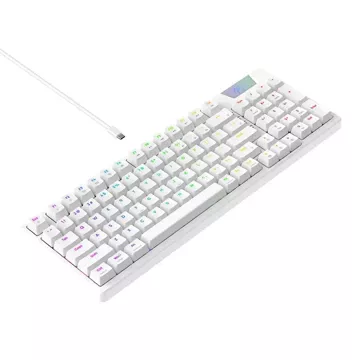 Havit KB885L RGB-Gaming-Tastatur (weiß)