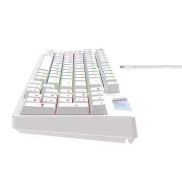 Havit KB885L RGB-Gaming-Tastatur (weiß)