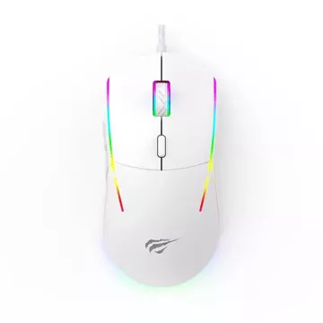 Havit MS961 RGB 1200-12000 DPI Gaming-Maus (weiß)