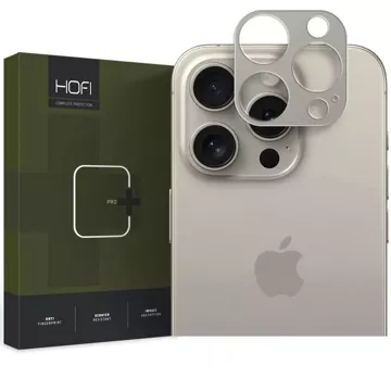 Hofi Alucam Pro Kameraabdeckung für Apple iPhone 15 Pro / 15 Pro Max Titanium