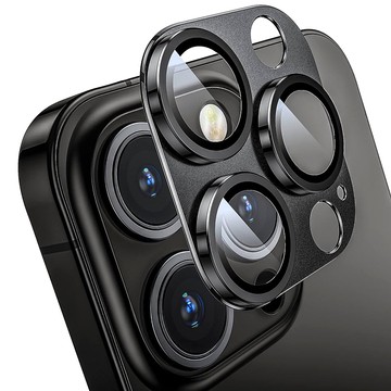 Hofi Fullcam Pro Kameraabdeckung für Apple iPhone 15 Pro / 15 Pro Max Schwarz