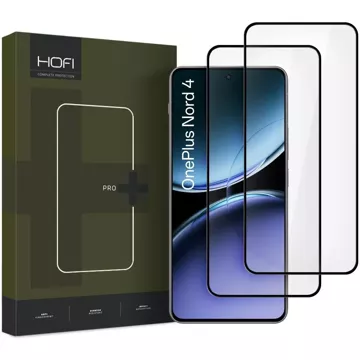 Hofi Glass Pro 2er-Pack gehärtetes Glas für OnePlus Nord 4 Schwarz