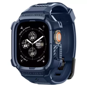 Hülle Spigen Rugged Armor „Pro“ für Apple Watch Ultra 1 / 2 (49 mm) Marineblau