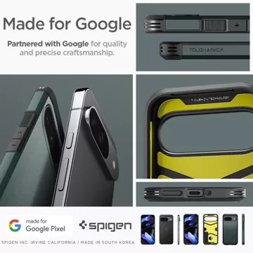 Hülle Spigen Tough Armor für Google Pixel 9/9 PRO Abyss Green