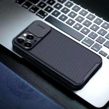 Hülle für Apple iPhone 13 Pro Max Nillkin CamShield Pro Magnetic Black Glass