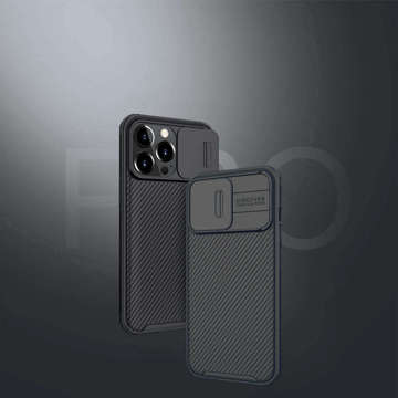 Hülle für Apple iPhone 13 Pro Max Nillkin CamShield Pro Magnetic Black Glass